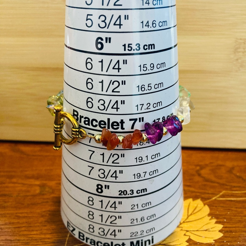 Colorful chip bracelet - Picture 2 of 3